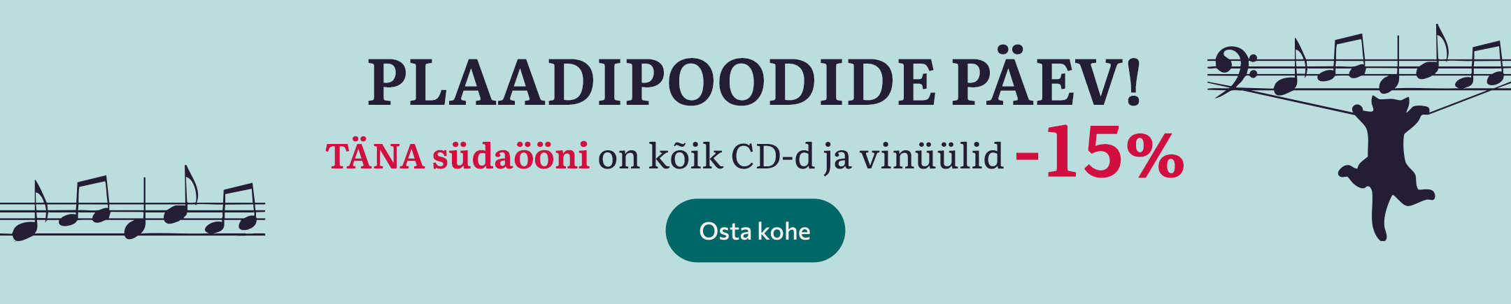 Plaadipoodide päev Rahva Raamatus | Vinüülid | Vinüülimängijad | Muusika