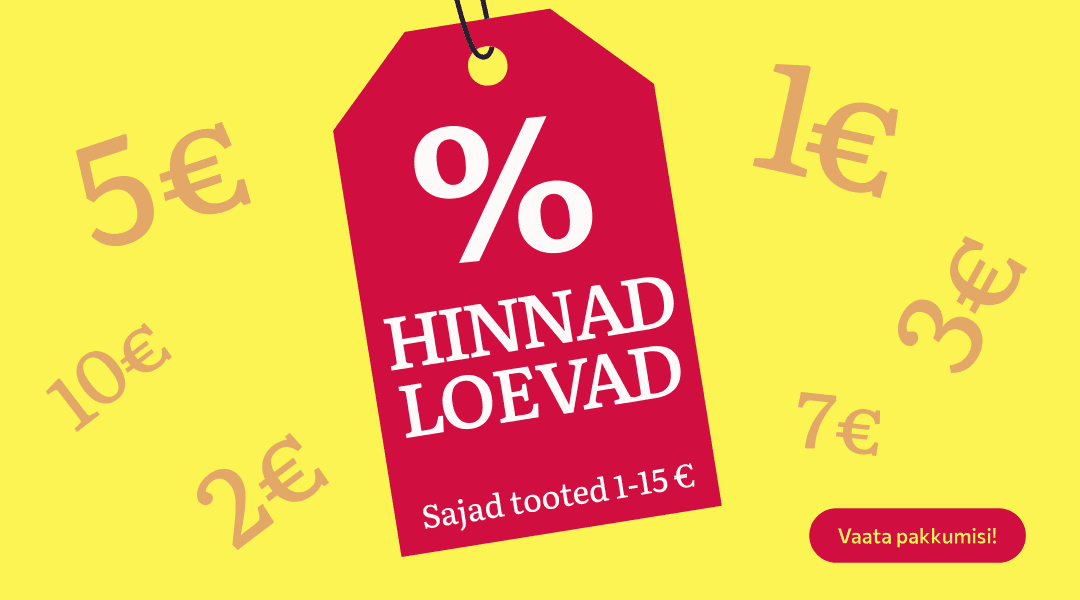 Hinnad loevad! Sajad tooted Rahva Raamatu e-poes ja kauplustes soodsa hinnaga!