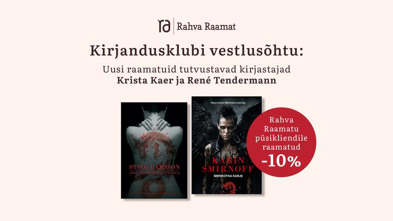 Rahva Raamatu kirjandusklubi vestlusõhtu