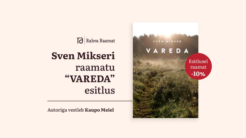 Sven Mikseri raamatu "Vareda" esitlus Pärnu Rahva Raamatus