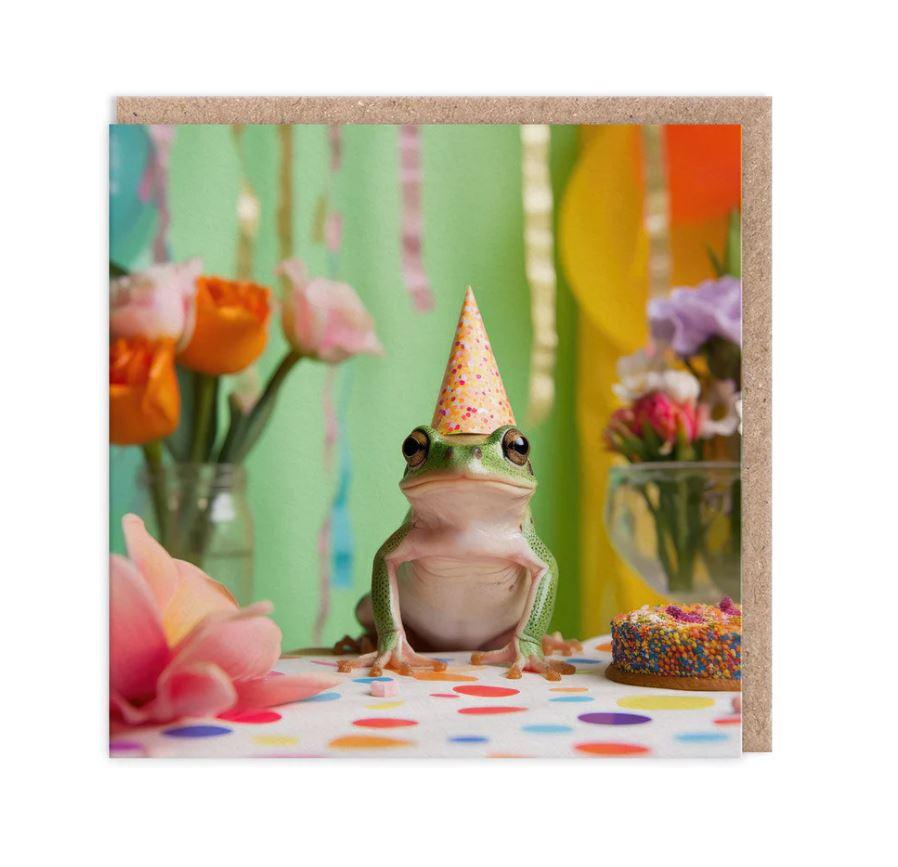 Õnnitluskaart Birthday Frog