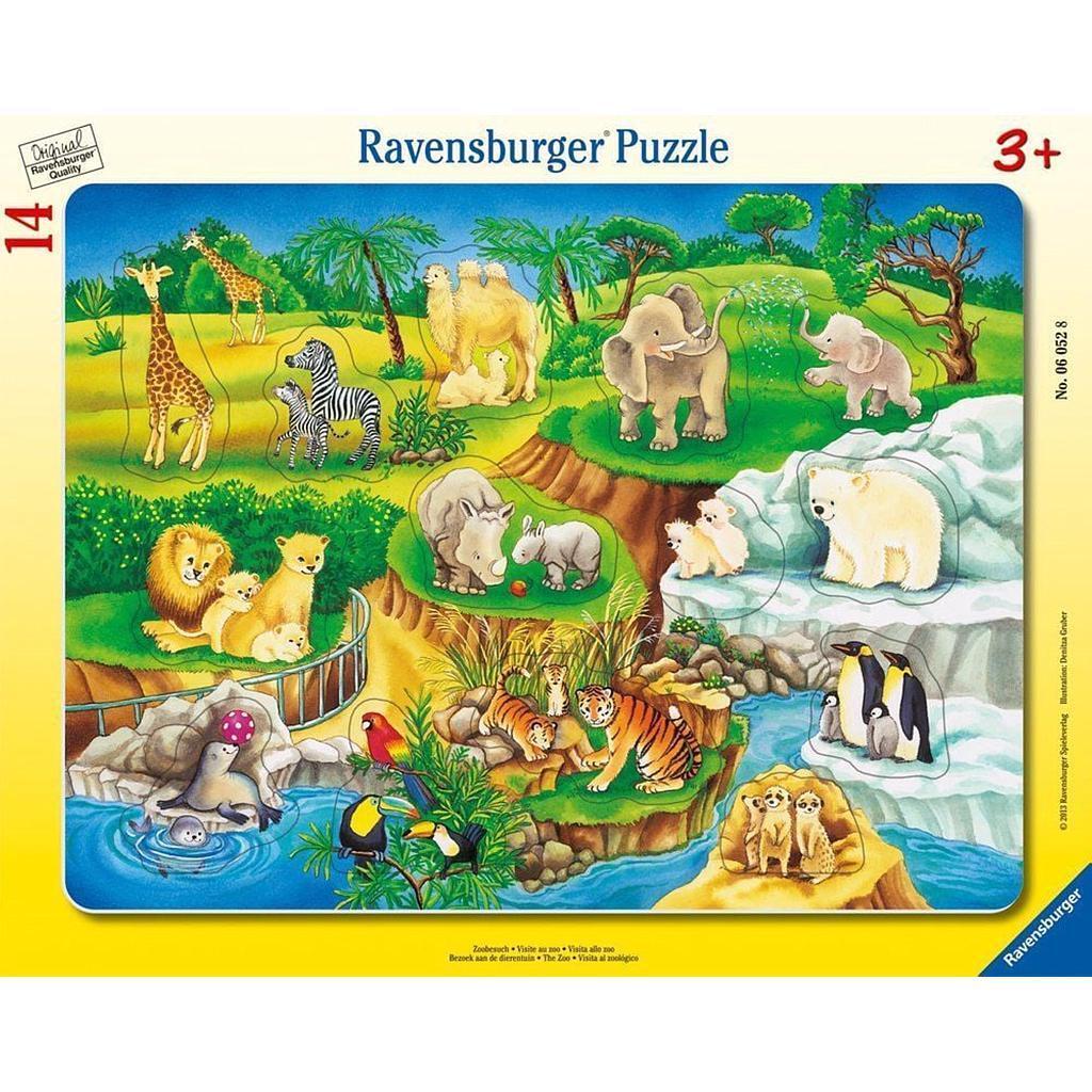 Ravensburger suur plaatpusle Loomaaed