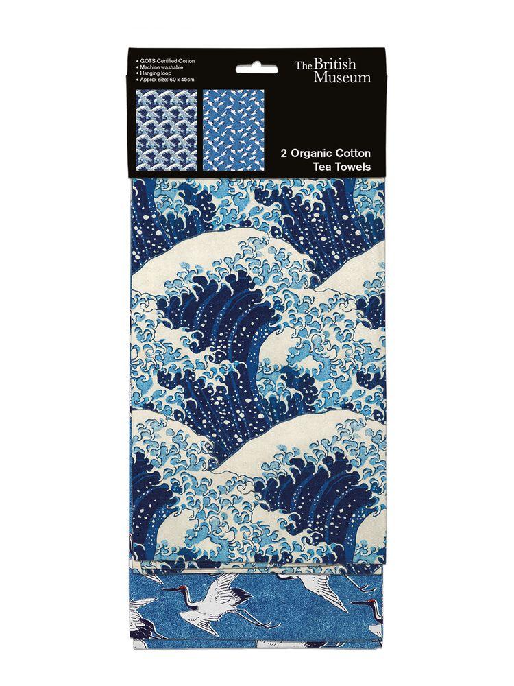 Köögirätikud The Great Wave & Hokusai Pattern, 2tk 60x45cm