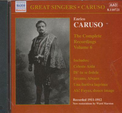 ENRICO CARUSO - COMPLETE RECORDINGS VOL.6 CD