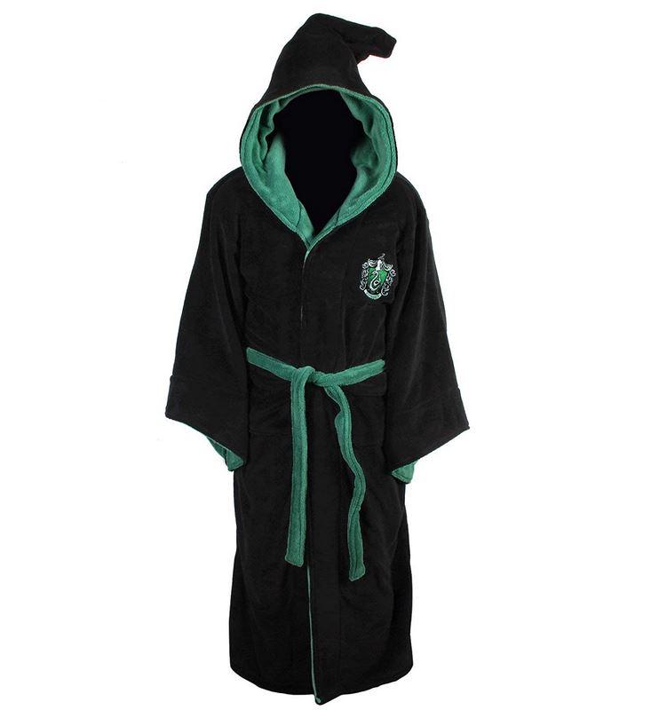 HOMMIKUMANTEL HARRY POTTER SLYTHERIN HOODED, MEN, ONE SIZE