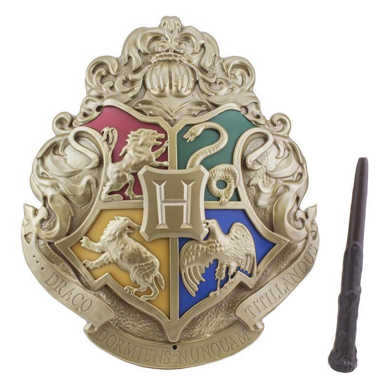 Lamp Harry Potter Hogwarts Crest with Wand Remote, 35cm