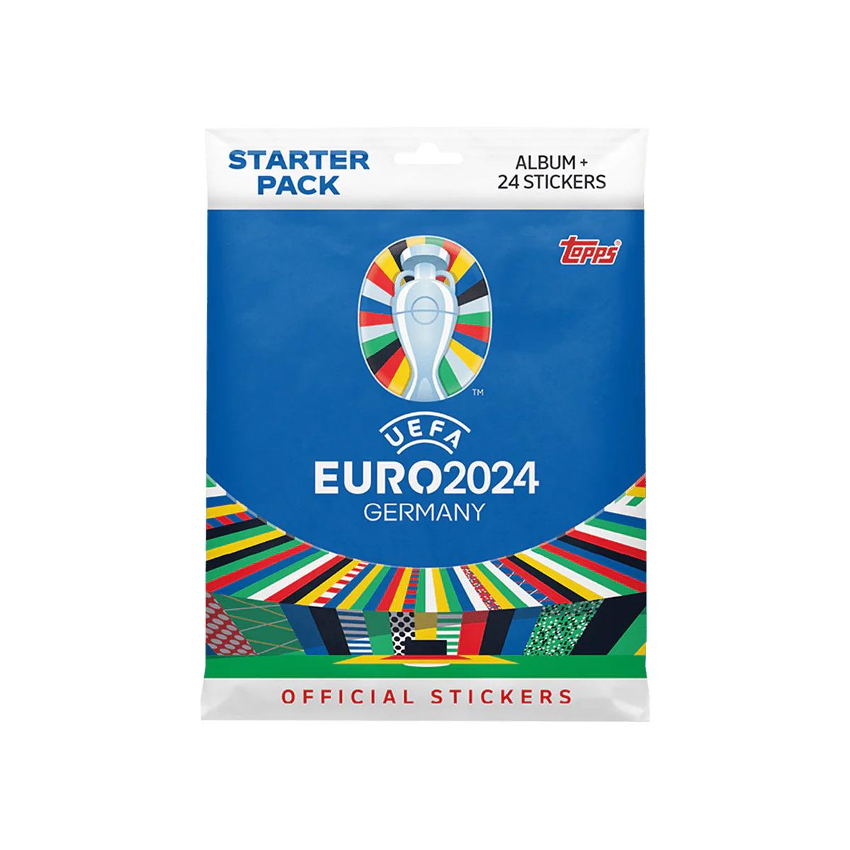 Jalgpallikleepsud stardipakk EURO 2024, jalgpallikaardid