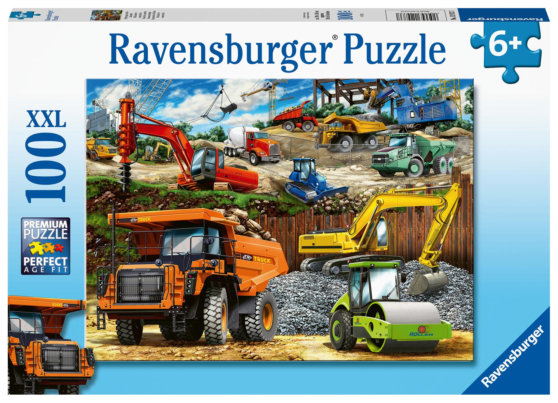 Ravensburger pusle 100 tk Ehitusmasinad