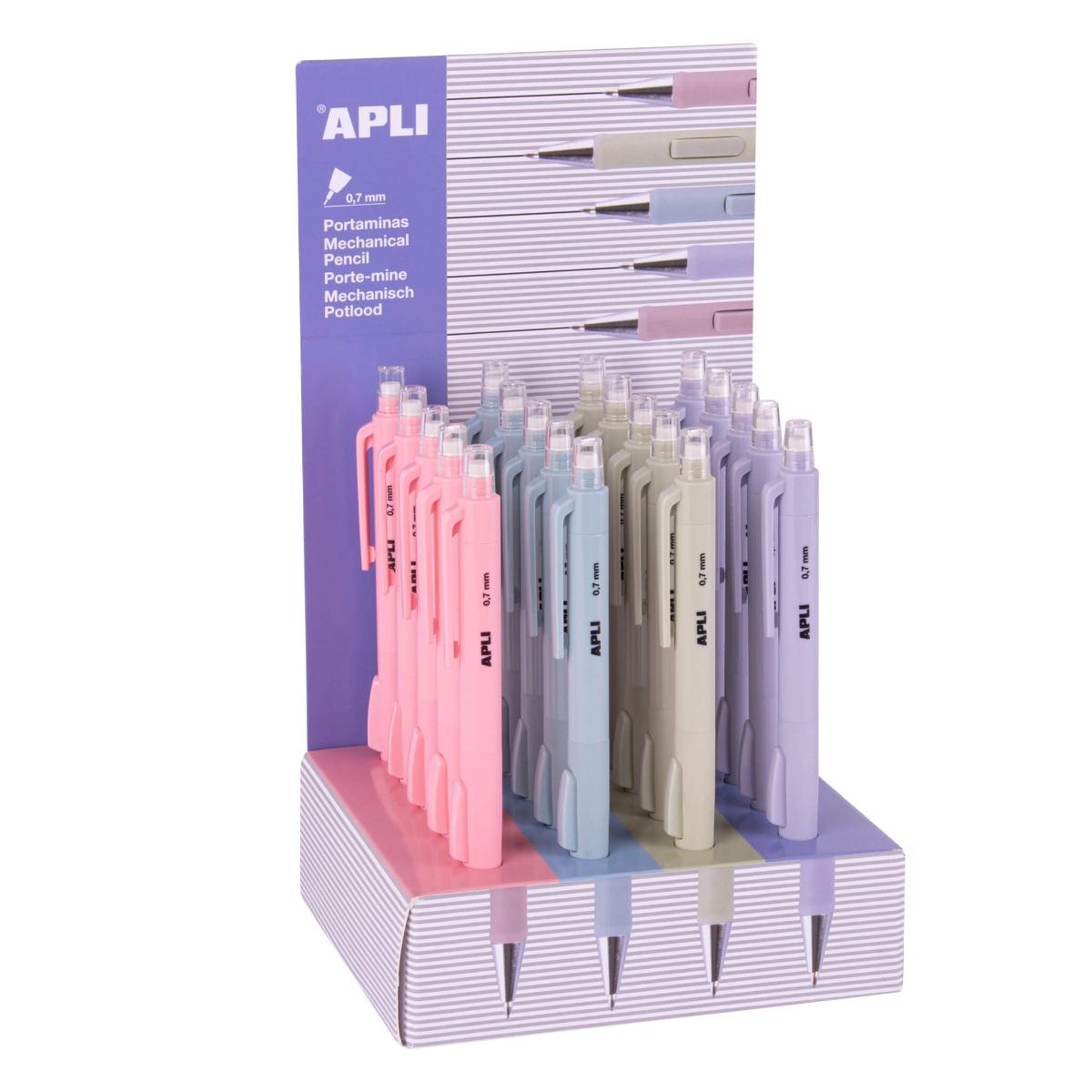 Mehaaniline pliiats Apli 0,7mm pastell assortii