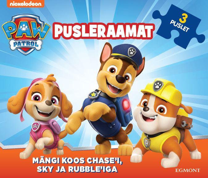 Paw Patrol. Pusleraamat. Mängi koos Chase'i, Sky ja Rubble'iga