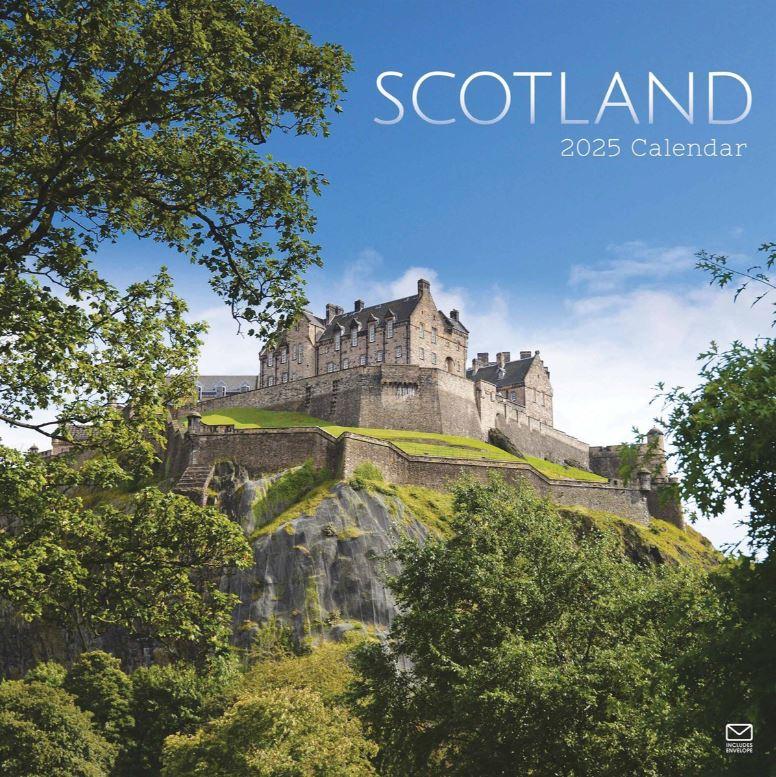 2025 seinakalender Scotland, 30x30cm