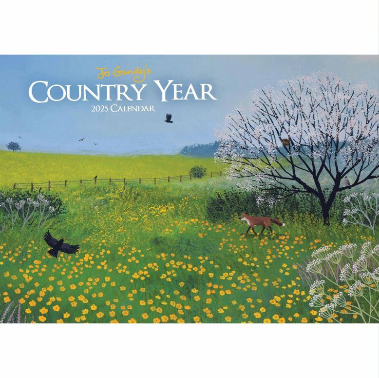 2025 seinakalender Jo Grundy, Country Year, A4