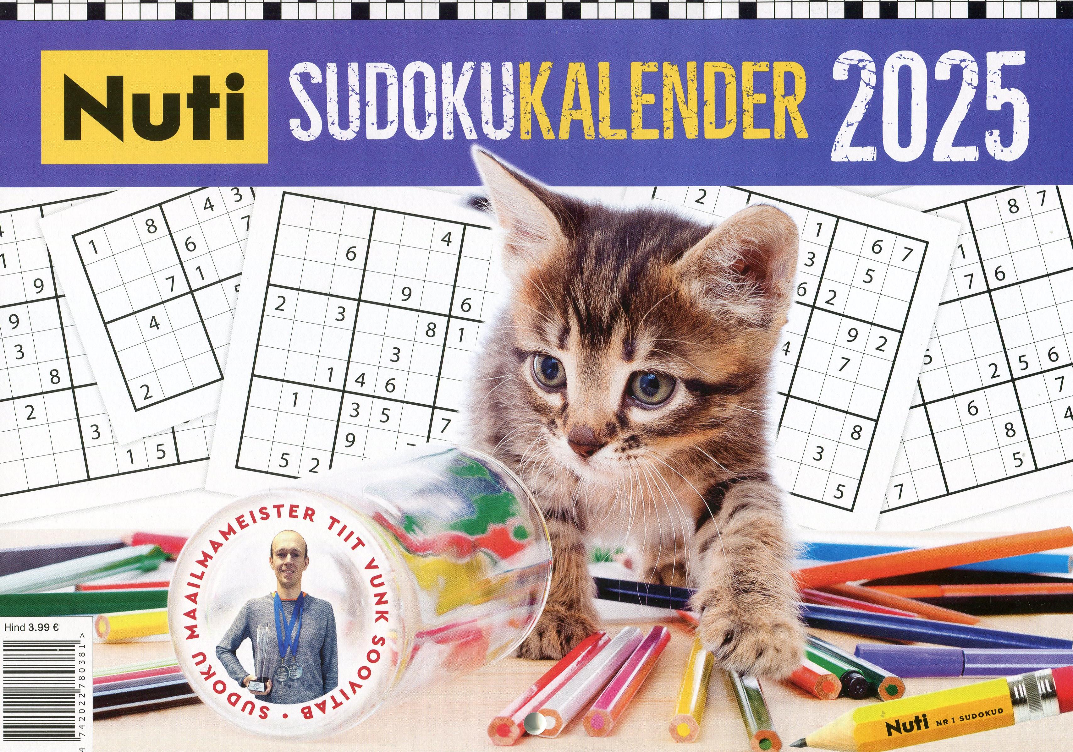 Nuti Sudokukalender 2025