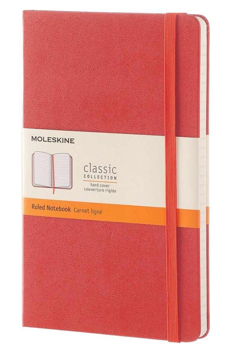 Moleskine Pocket Ruled Notebook Coral Orange