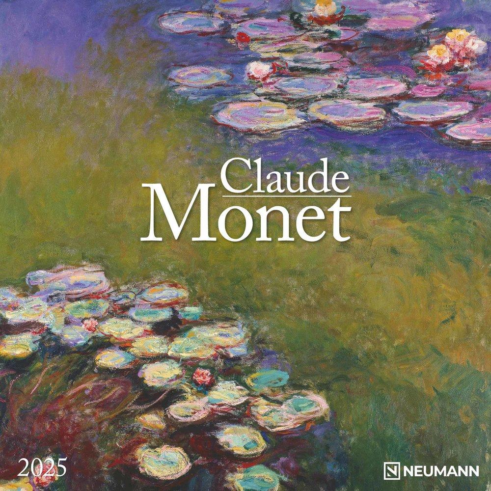 2025 seinakalender Claude Monet, 30x30cm