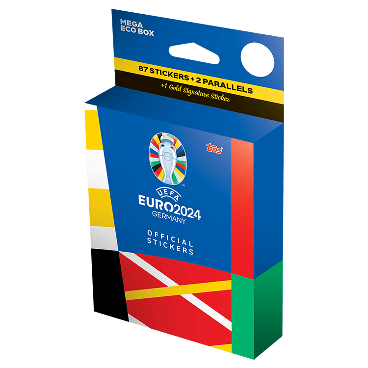 Jalgpallikleepsud Mega eco-karp EURO 2024, jalgpallikaardid