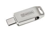 USB-mälupulk MyMedia 32GB USB3.2 Gen1 MyDual USB-C metal 2-in-1, SuperSpeed 5Gbps