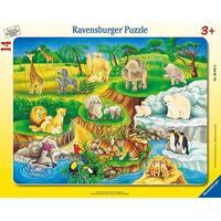 Ravensburger suur plaatpusle Loomaaed