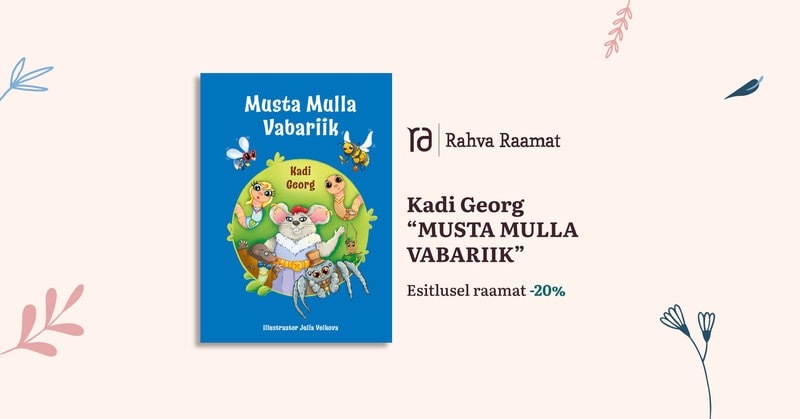 Lasteraamatu „Musta Mulla Vabariik“ esitlus Viru Keskuse Rahva Raamatus