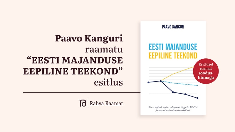 Raamatu „Eesti majanduse eepiline teekond“ esitlus Vanalinna Rahva Raamatus