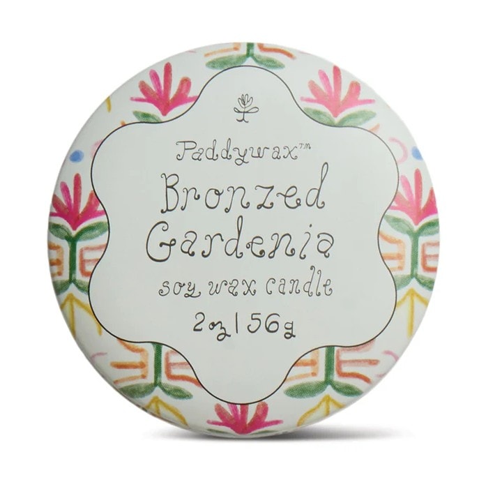 Paddywax Lõhnaküünal Tulip Metallkarbis Bronzed Gardenia,56g