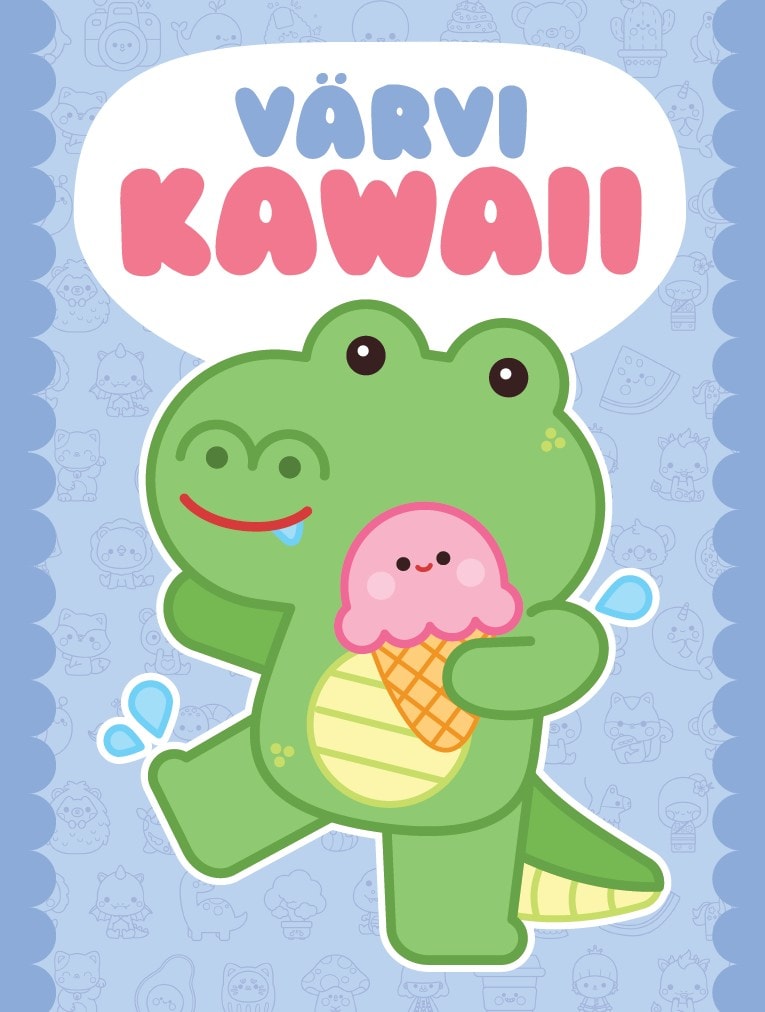 Värvi KAWAII (krokodill)