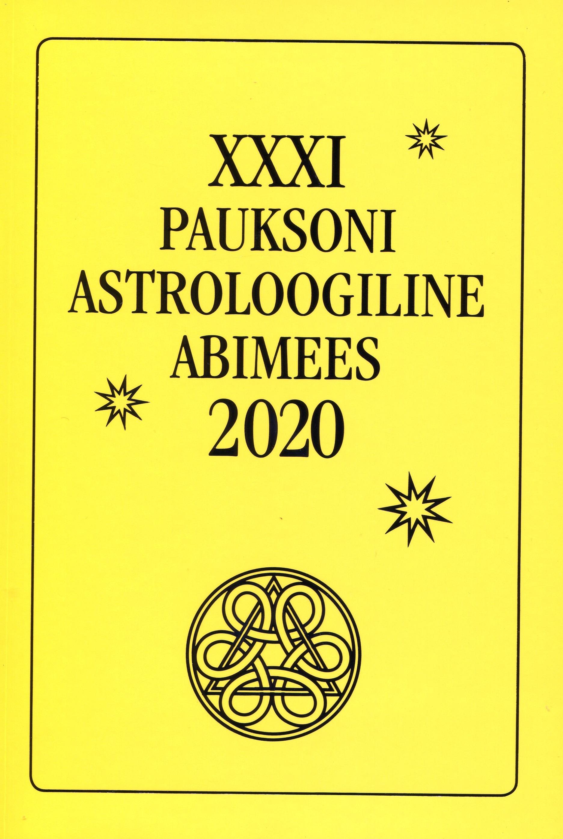 PAUKSONI ASTROLOOGILINE ABIMEES 2020