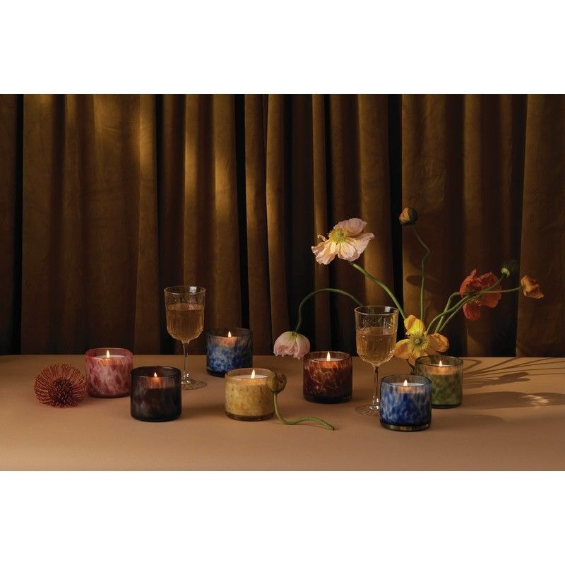 Paddywax Luxe Bubble Glass küünal Golden, Palo Santo, 226g