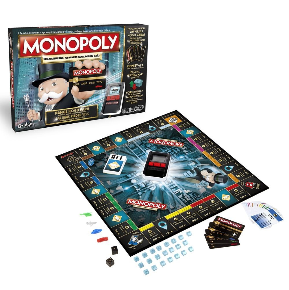 LAUAMÄNG MONOPOLY ELEKTROONILINE (PANGAKAARDIGA) EST+LAT