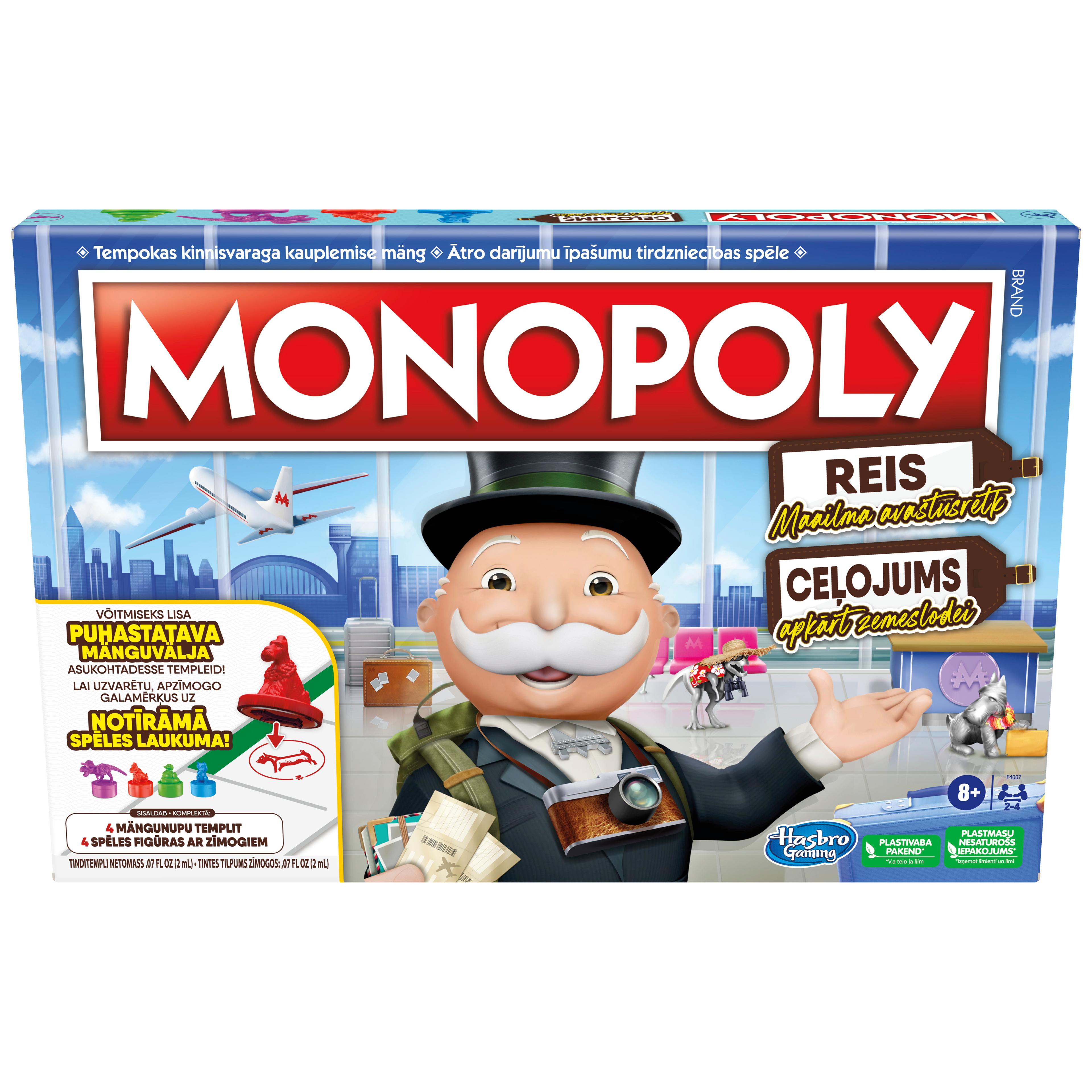 Lauamäng Monopoly Reis: Maailma avastusretk