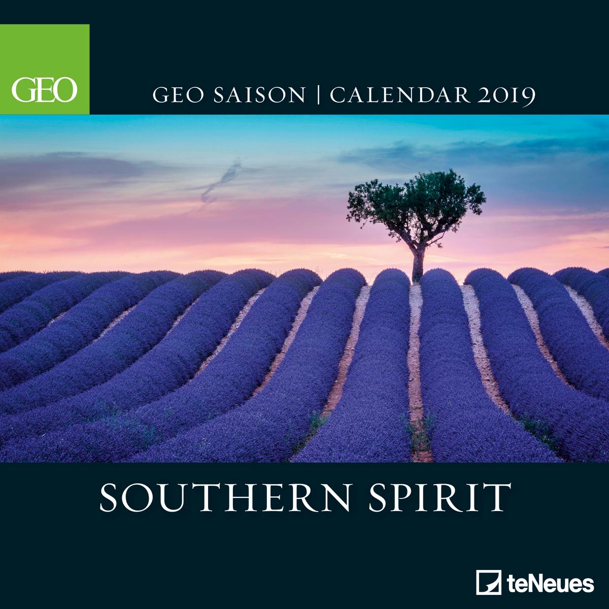 2019 Seinakalender Geo Southern Spirit