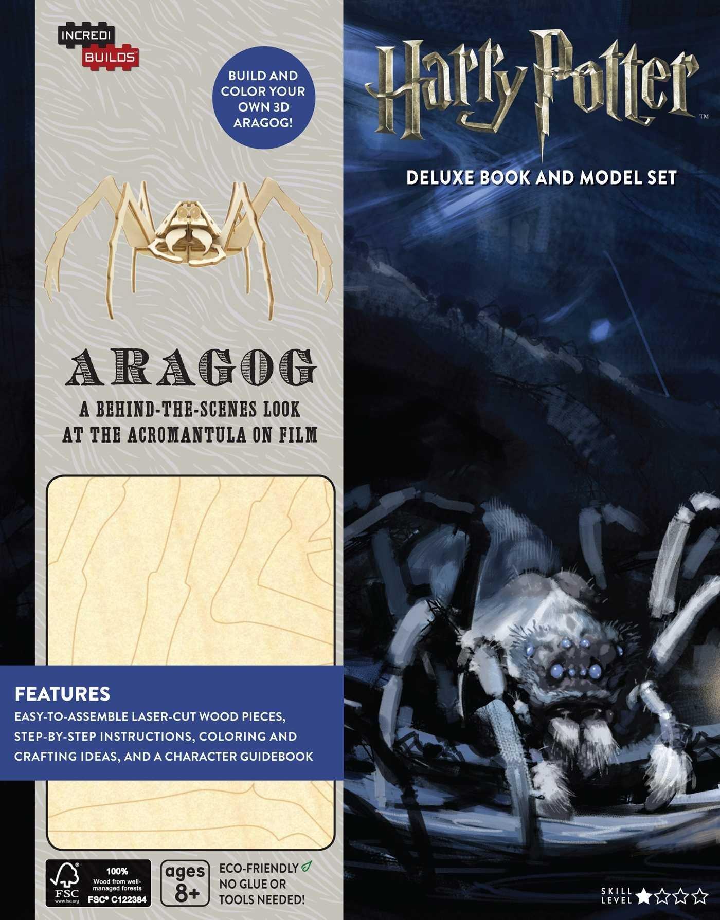 Incredibuilds: Harry Potter Aragog Deluxe Book Andmodel Set