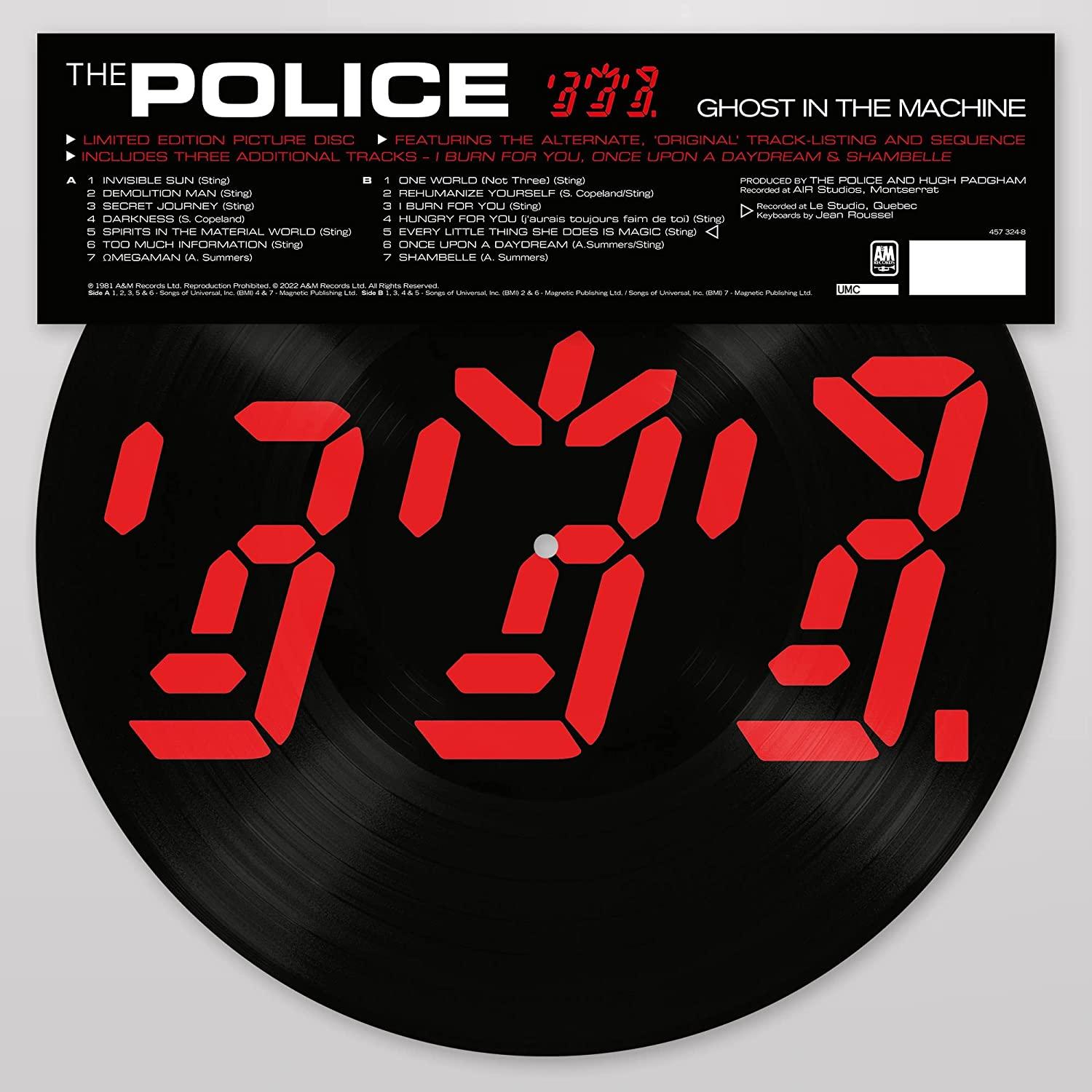 The Police - Ghost in the Machine (1981) LP