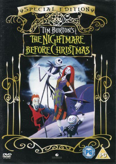 NIGHTMARE'S BEFORE CHRISTMAS (1993) DVD