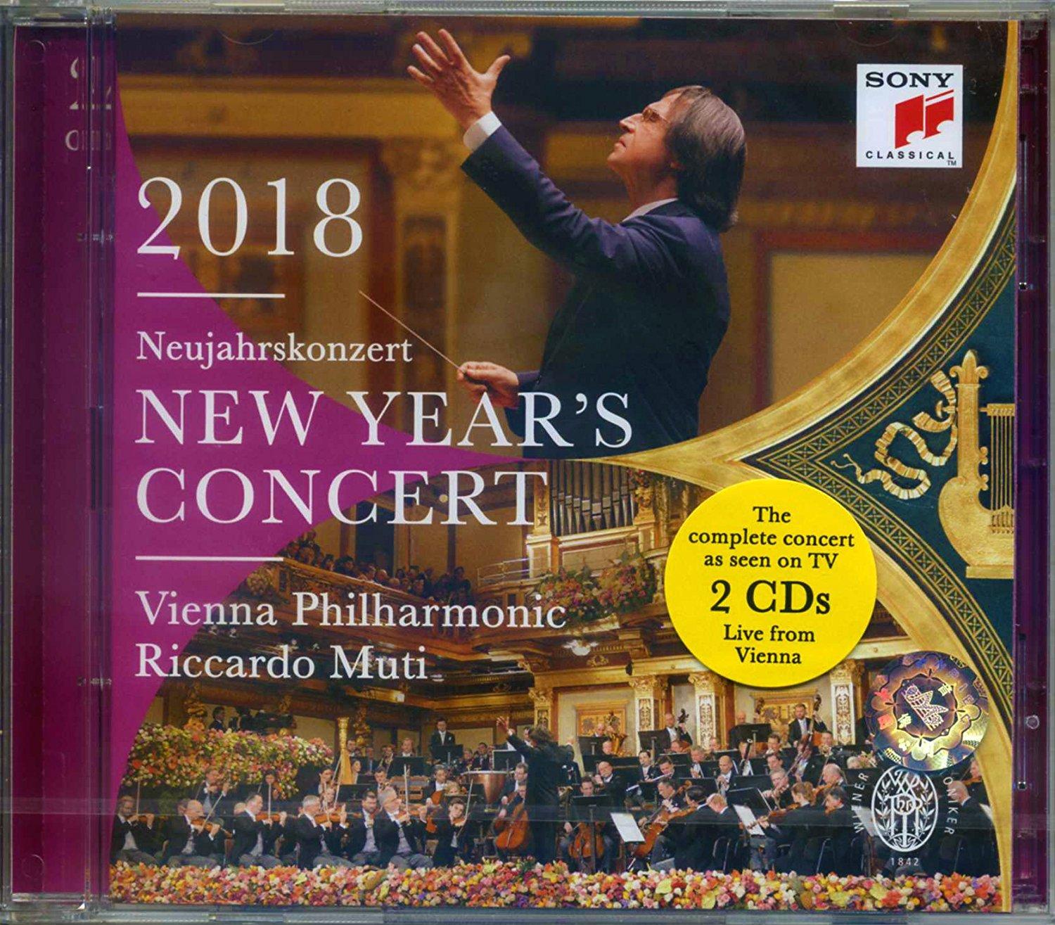 RICCARDO MUTI - NEW YEARS EVE CONCERT 2018 (VIENNA PHILHARMONIC) (2018) 2CD