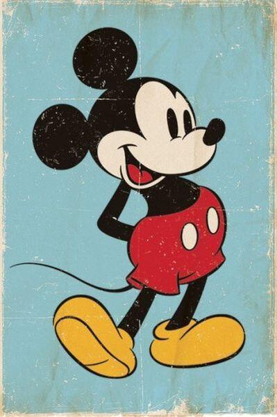 POSTER MICKEY MOUSE (RETRO)