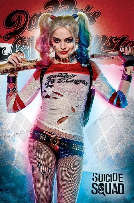POSTER SUICIDE SQUAD (DADDY'S LIL MONSTER)