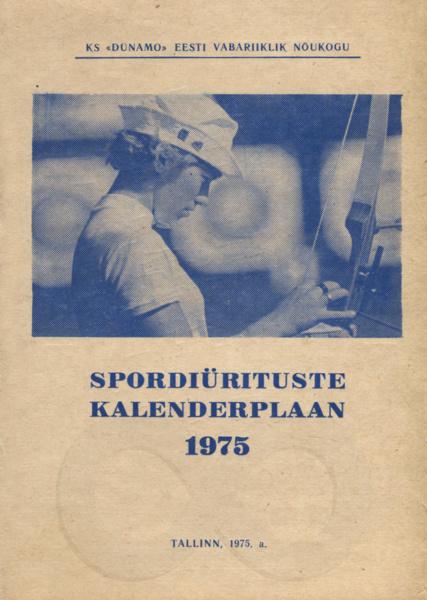 Spordiürituste kalenderplaan 1975