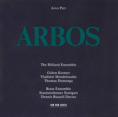 ARVO PÄRT - ARBOS (1987) CD