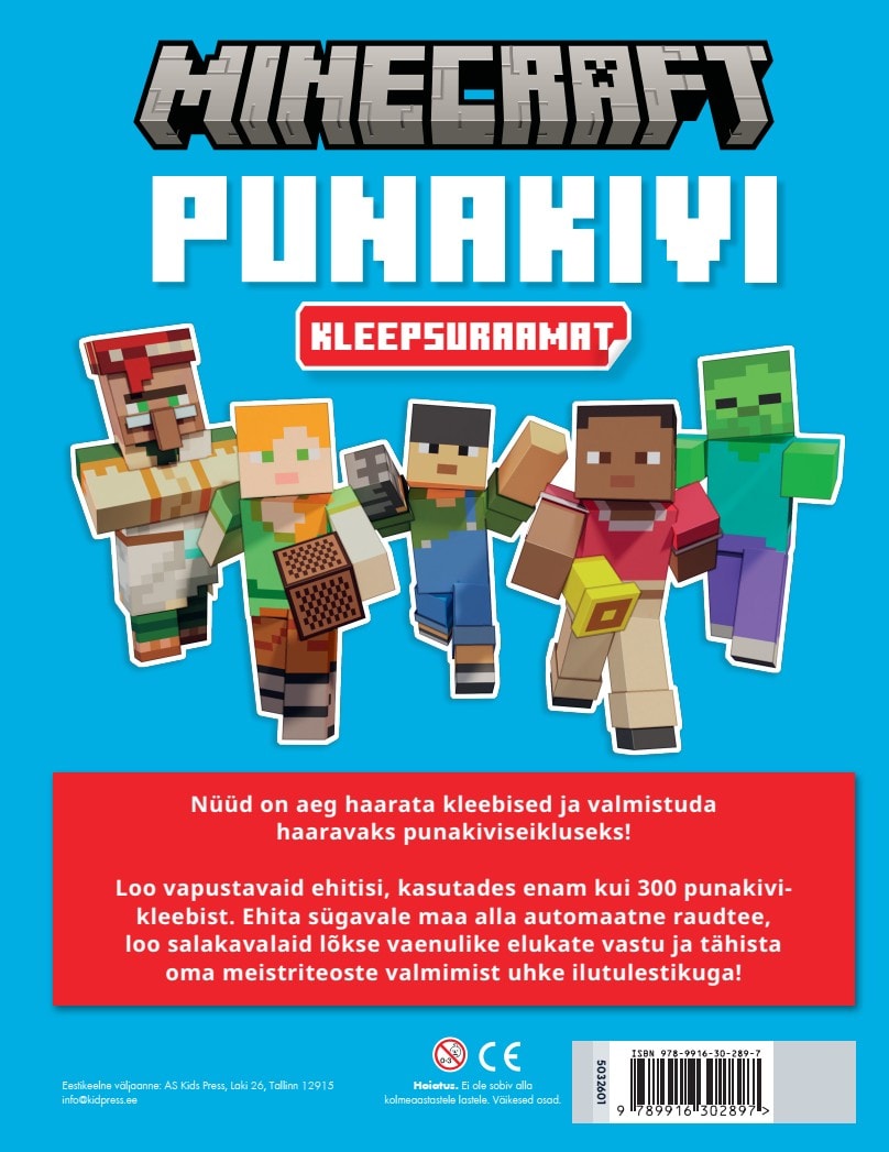 Minecraft. Punakivi kleepsuraamat