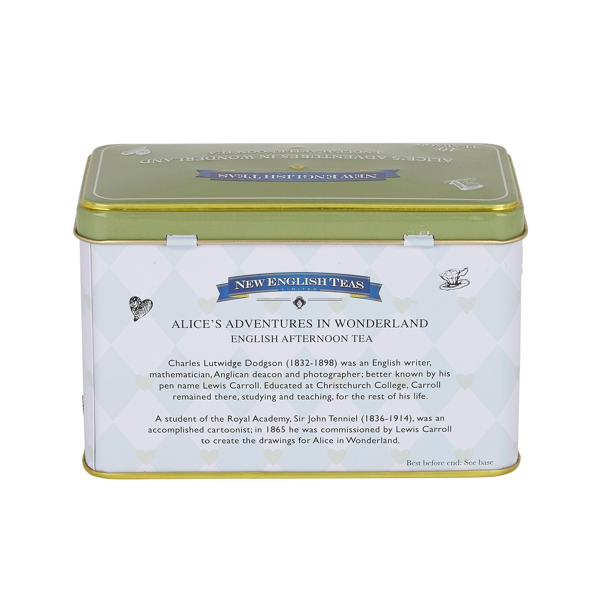 TEE ENGLISH AFTERNOON, ALICE IN WONDERLAND KINKEKARBIS, 40TK