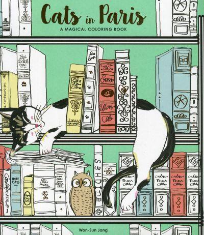 CATS IN PARIS. A MAGICAL COLORING BOOK
