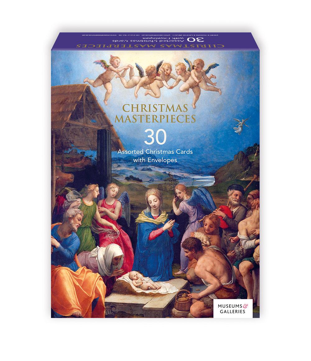 Jõulukaartide komplekt Christmas Masterpieces, 30tk