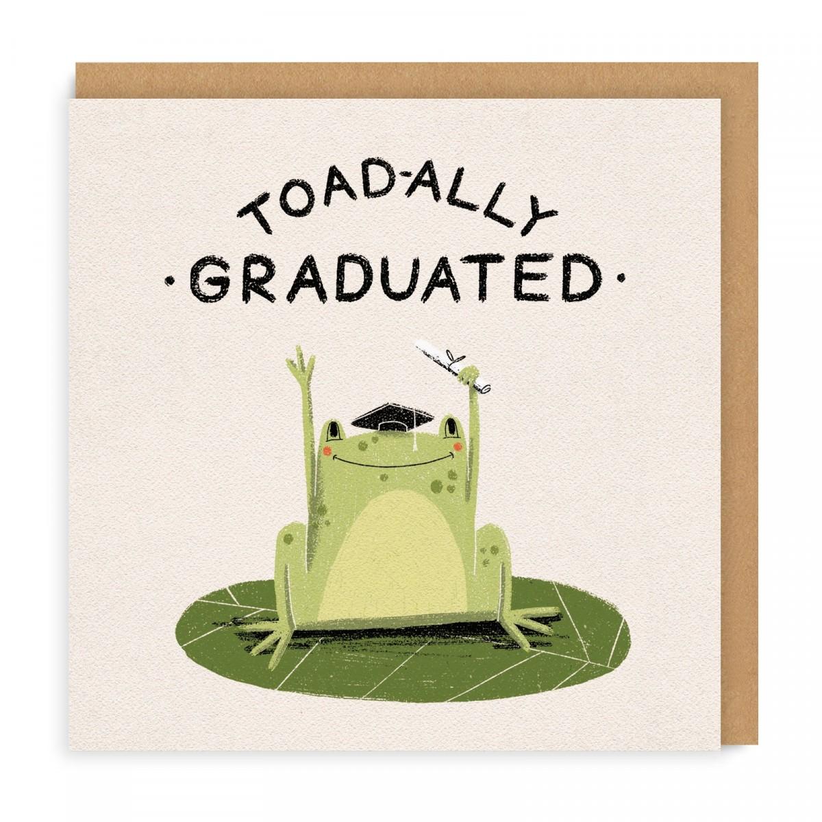 Õnnitluskaart Toadally Graduated