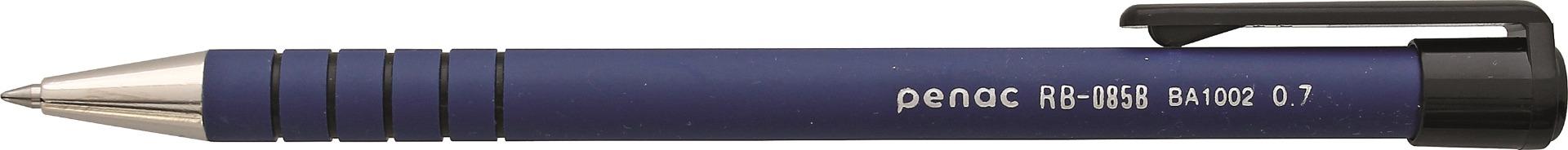 Pastapliiats Penac RB-085 0,7mm, sinine , klõpsuga