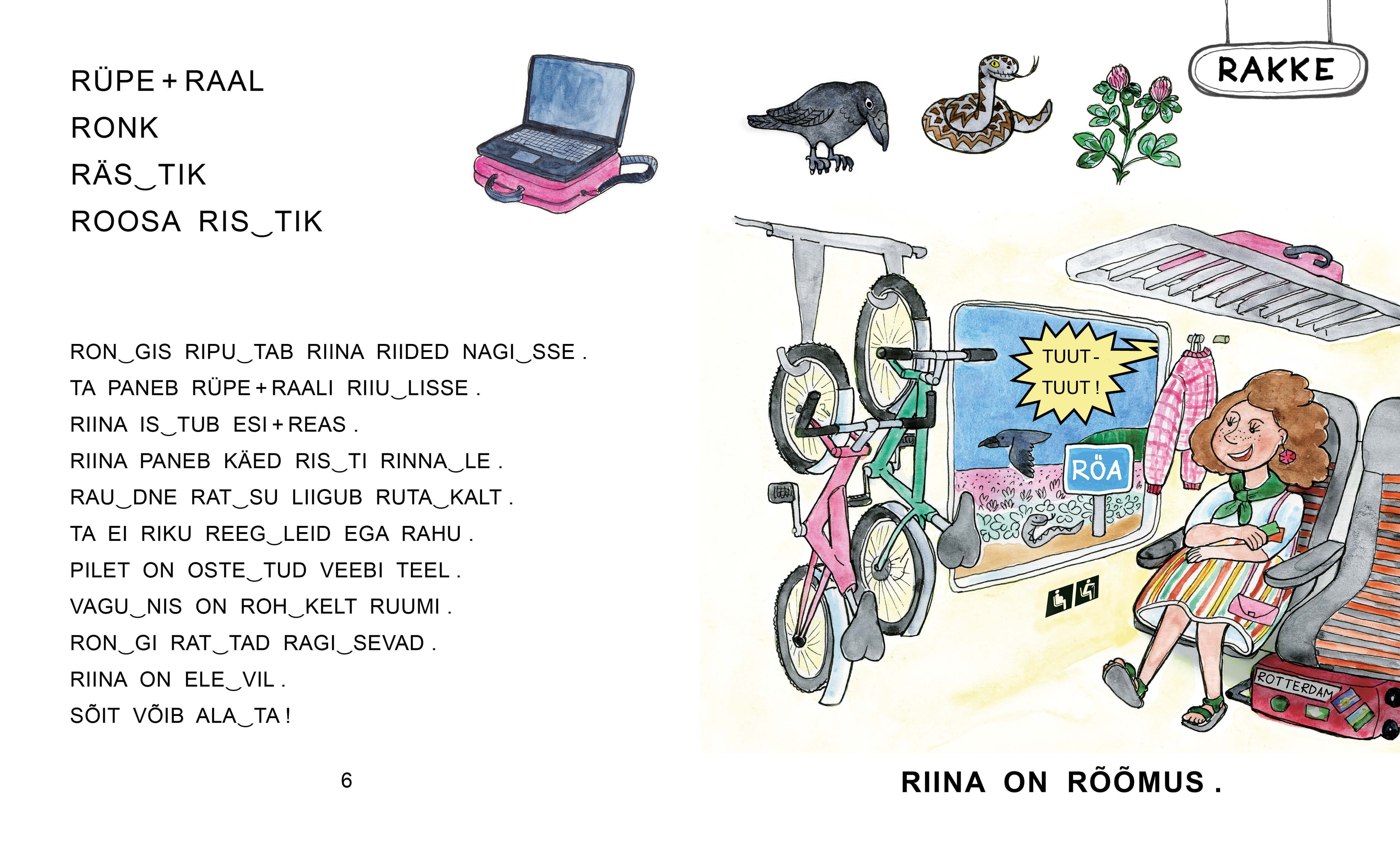 Riina reisib rongiga