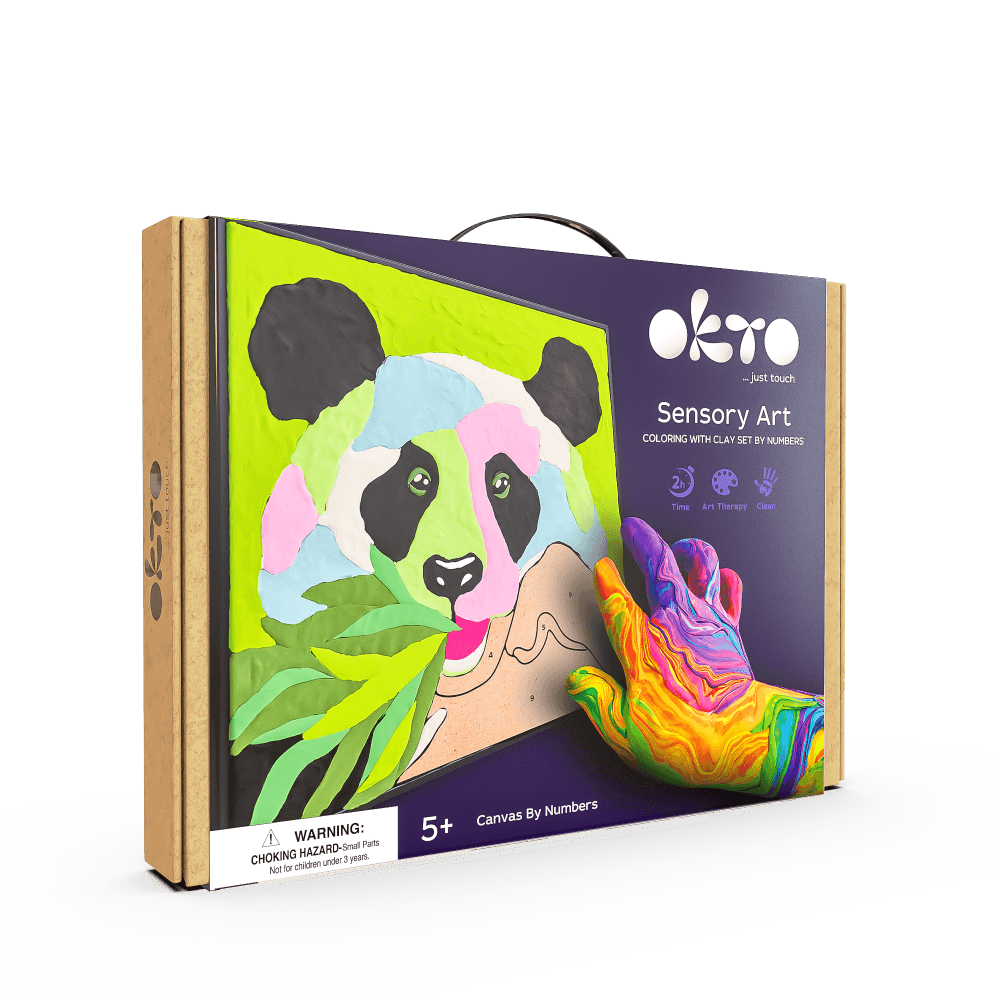 3D Maali ise Panda (29*29 cm)
