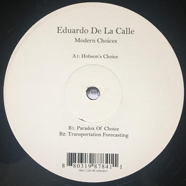 EDUARDO DE LA CALLE - MODERN CHOICES (2017) 12"