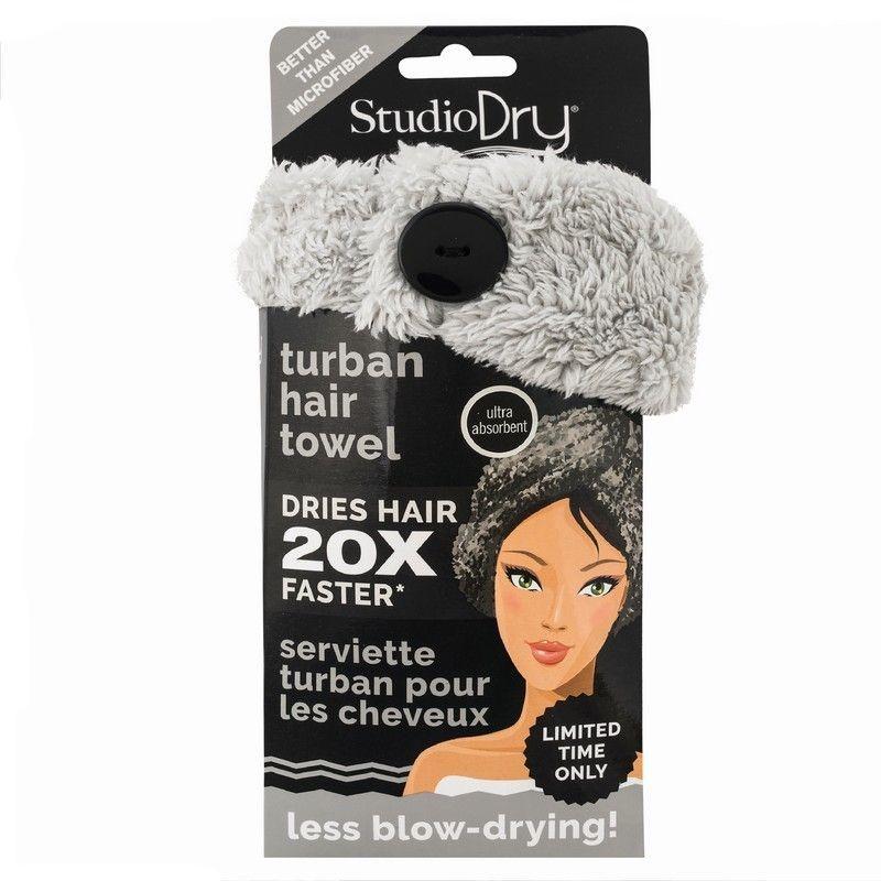 Pearätik StudioDry Turban Hair Towel, Grey