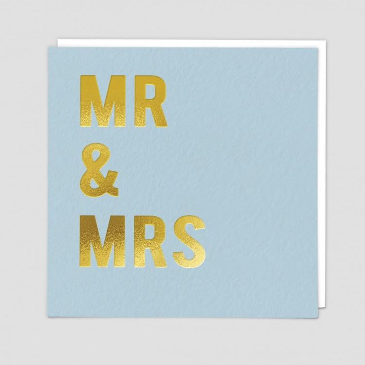 Õnnitluskaart Mr and Mrs